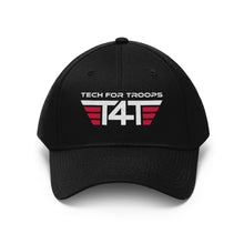 Load image into Gallery viewer, Tech For Troops Flag Unisex Twill Hat
