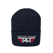 Load image into Gallery viewer, Tech For Troops Flag Knit Beanie
