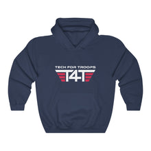 Load image into Gallery viewer, Tech For Troop Flag Unisex Heavy Blend™ Hooded Sweatshirt
