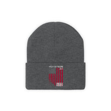 Load image into Gallery viewer, Hack For Troops Flag Knit Beanie
