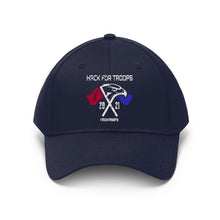 Load image into Gallery viewer, Hack For Troops Unisex Twill Hat
